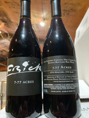 7.77 ACRES Red Blend 2023 Estate,  Dry Creek Valley