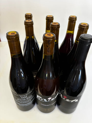 ALL WINES - 9 BOTTLES.