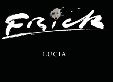 Lucia front label with large Frick logo and word Lucia